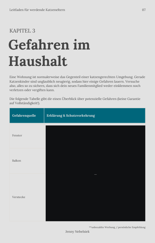 E-Book: Leitfaden für werdende Katzeneltern